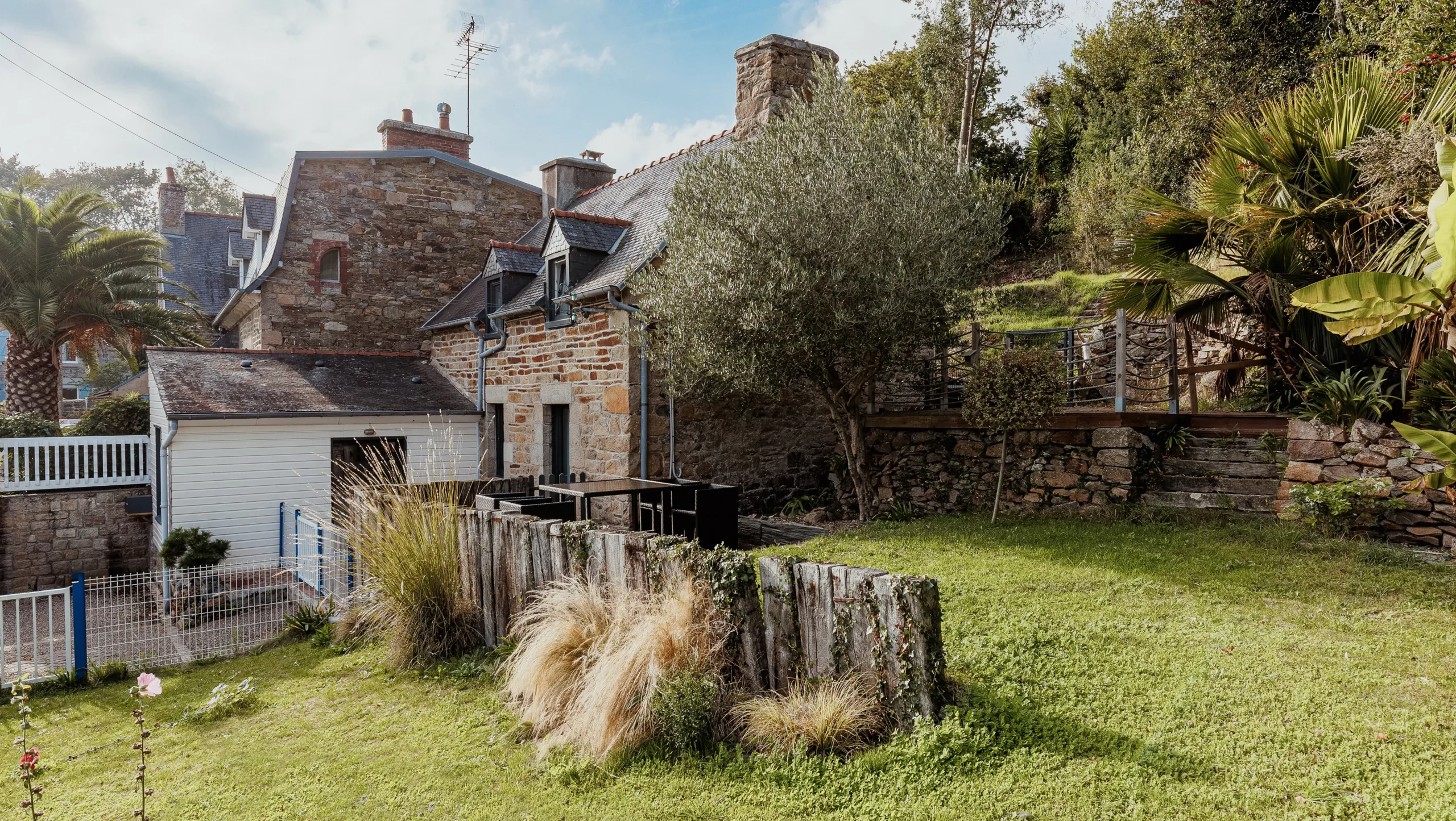 Kereliott Cottage from the garden