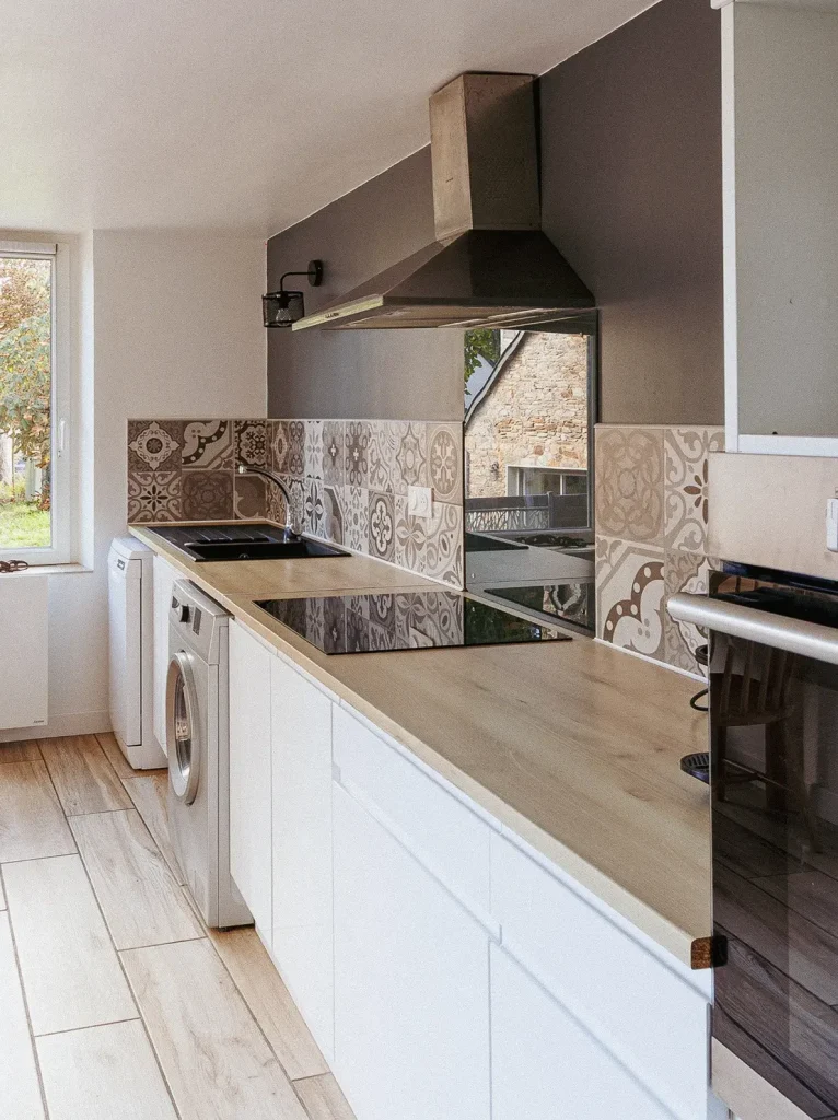 View of our fitted kitchen