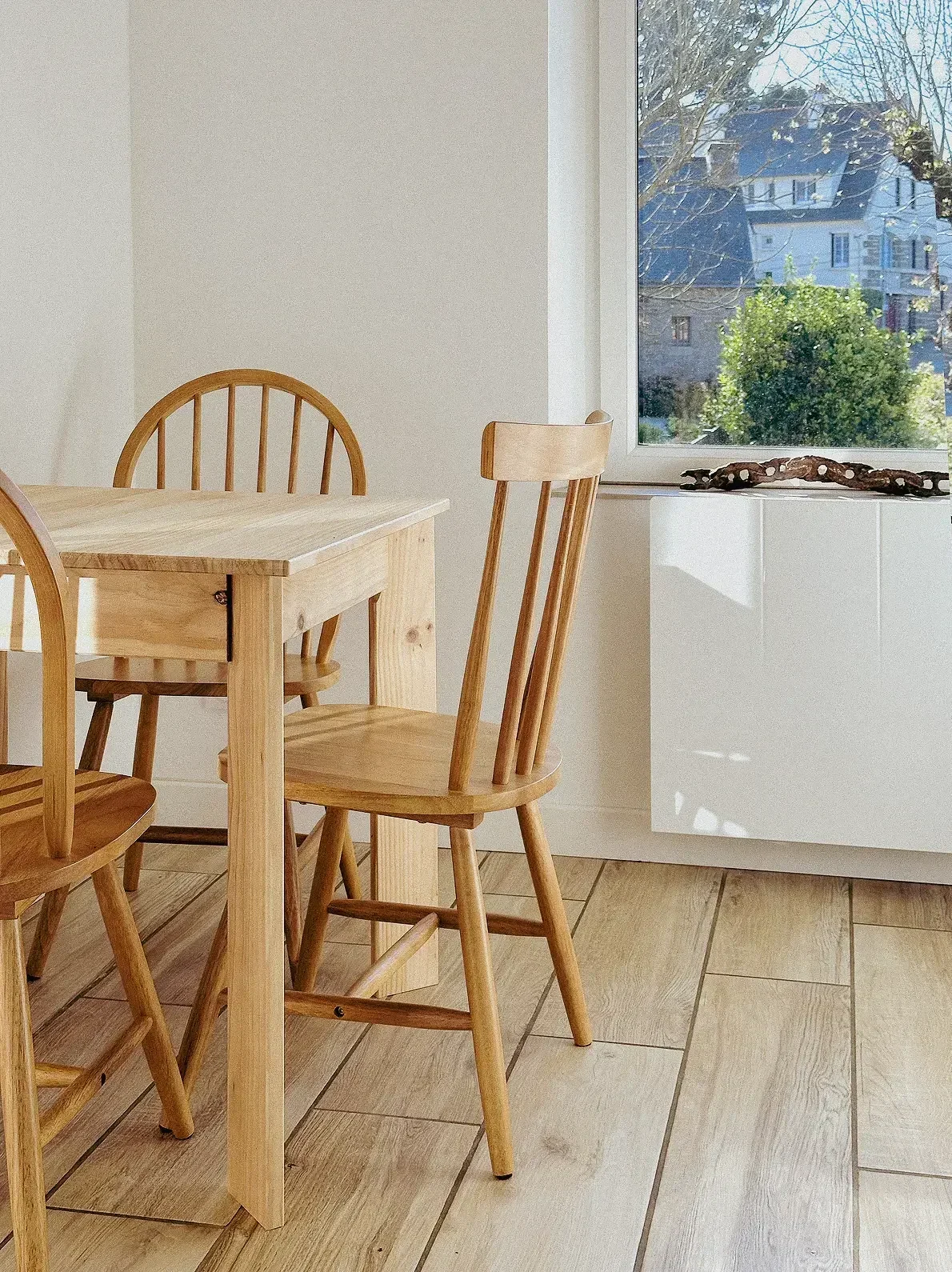 Dining area in the kitchen