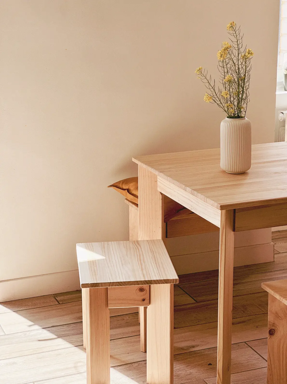 The main room full of natural light